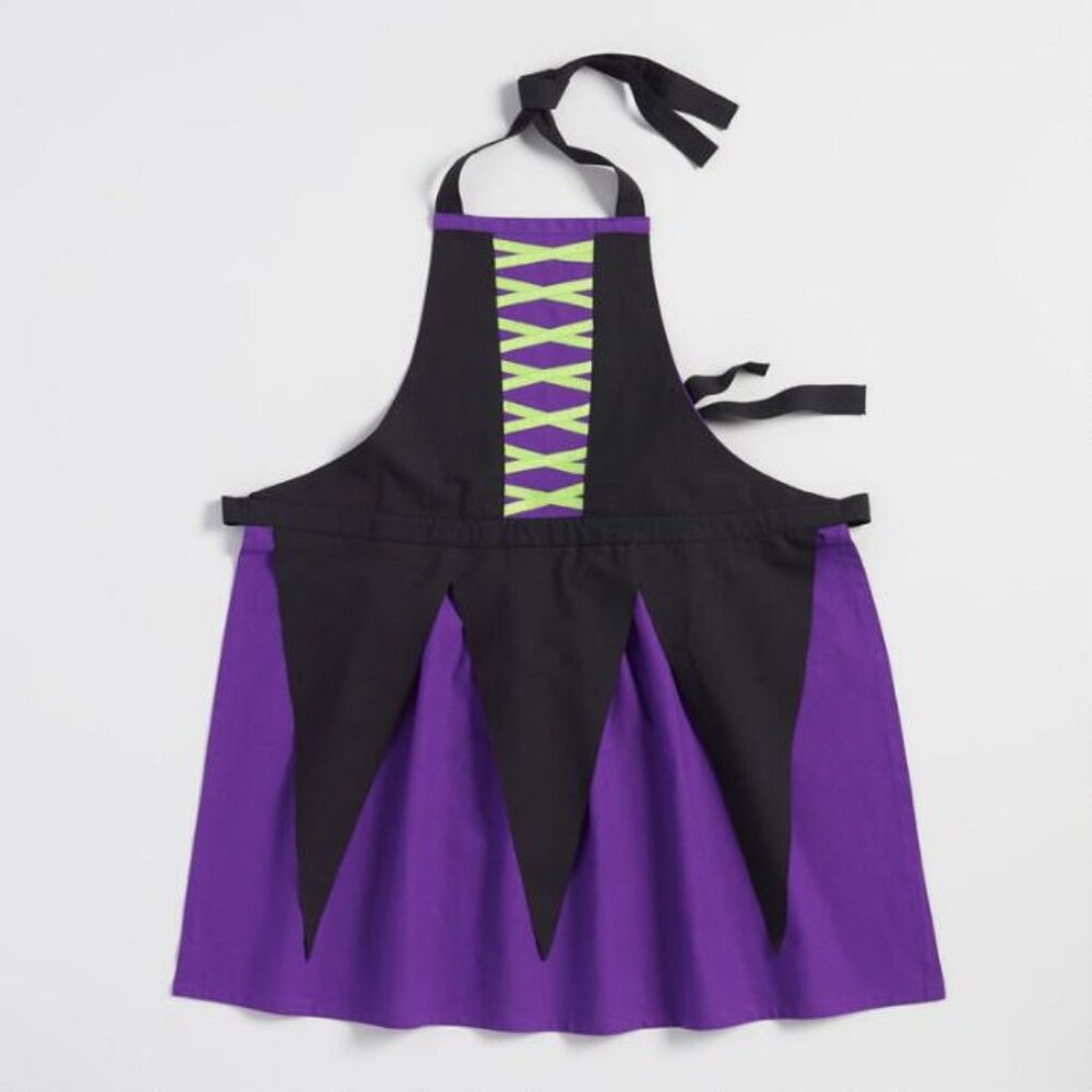 NWT Kids Halloween Witch Apron